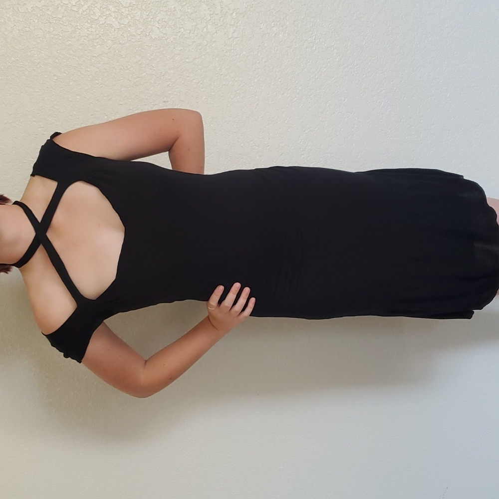 Velvet Brand Asymmetrical Neck Dress Size Small